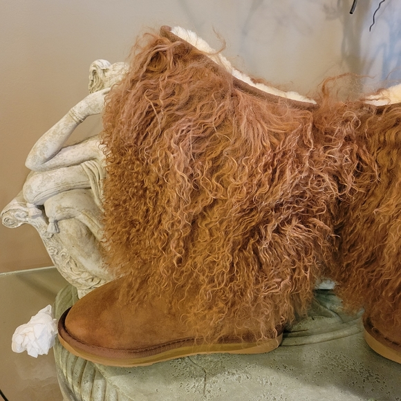 Australia Luxe Collective Huns Boot Mongolian Sheep Hair Sheep in Size 8. #399 - Picture 16 of 17